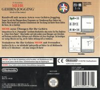 Dr Kawashimas Mehr Gehirn-Jogging Nintendo DS DSi 3DS 2DS